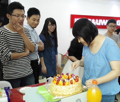 優(yōu)網(wǎng)科技員工4、5月生日活動(dòng)剪影